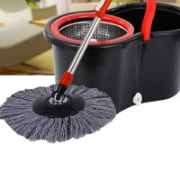 【TIMIN Home Tools】 เปลี่ยนใหม่360หัวหมุน Easy Magic Microfiber Spinning Floor Mop Broom Cleaning Floor House Home Tools