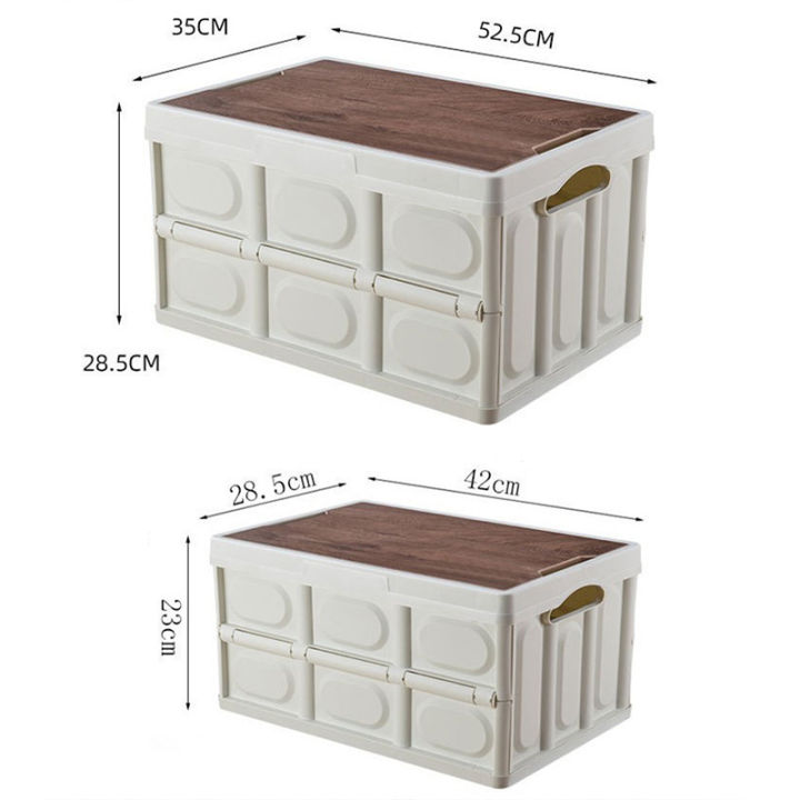 กล่องอเนกประสงค์-กล่องตั้งแคมป์-กล่องใส่อุปกรณ์แค้มป์ปิ้ง-กล่องเก็บของแบบพับได้-กล่องเก็บของในครัวเรือน-30l-56l-จัดส่งรวดเร็ว-j100