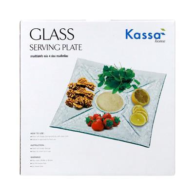 buy-now-จานเสิร์ฟแก้ว-แบ่ง-4-ช่อง-ทรงสี่เหลี่ยม-kasse-home-รุ่น-6364-สีใส-แท้100