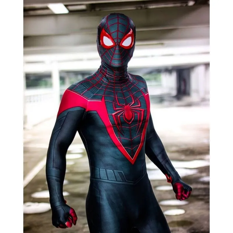 Spider Man Far From Home Peter Parker Spiderman Cosplay Costume for Men &  Kids