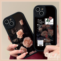 ดอกกุหลาบแบบย้อนยุคเคสสำหรับ Infinix Smart 5 6 HOT 11 10 9 10Play 11 9 10T 10S 10Lite 11S 10S 10Lite 11S ปลอกอ่อนป้ายสัญลักษณ์รูปผีเสื้อสุดหรู