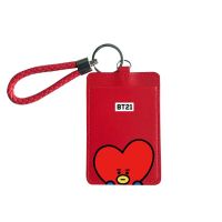BTS BT21 Clear Card Pocket Case Cover Holder Student Card Sleeve ID Cards Cover Credit Card Holder Bus Card