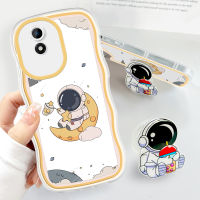 Cetus เคสโทรศัพท์ Vivo V17 Pro,Y02T Y02A หยักนิ่มแฟชั่น (นักบินอวกาศ) เคสโทรศัพท์มือถือการ์ตูนกันกระแทกคลุมทั้งหมดป้องกันกล้อง