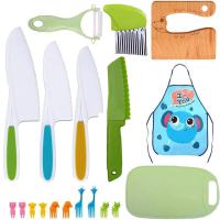 Kid Safe Kitchen Tool Environmentally Friendly Kid Safe Cooking Set Kitchen Cooking Utensils for Cutting Vegetables Fruits and Cheese fit