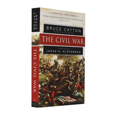 The Civil War English Original American Civil War Civil War 1861-1865หนังสือปกอ่อน