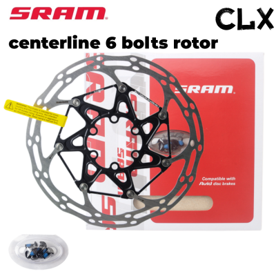 2ชิ้นพอดี SRAM CenterLine ดิสก์เบรกโรเตอร์ CLX 6สายฟ้า160180mm203MM MTB จักรยานถนนดิสก์เบรกไฮดรอลิโรเตอร์อลูมิเนียมเหล็ก