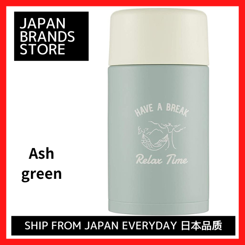 ZOJIRUSHI ขวดน้ำสกรูสแตนเลสแก้วที่ไร้รอยต่อ0.24L เถ้าสีเขียว/จัดส่งจาก