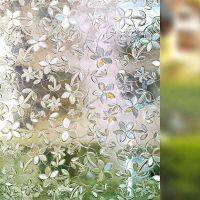 3D Decorative Stained Glass Window Film Removable Self Adhesive Glass Sticker Static Cling Vinyl Window Paper
