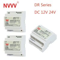 NVVV DR Series Din Rail Switching Power Supply 12V 24V Power Supply 48V 30-480W 110/220v AC To DC Voltage Stabilizer Transformer