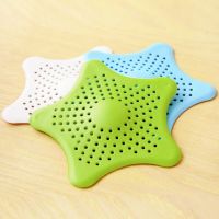 【YF】♧  New Hair Filter Star Drain Catcher Stopper Plug Sink Strainer Shower Accessories