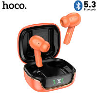 HOCO เดิม EW18 TWS บลูทูธหูฟังไร้สายหูฟัง Hi-Fi ชุดหูฟังสเตอริโอในหูสเตอริโอกีฬาหูฟังสำหรับการเล่นเกมชุดหูฟังที่มีกล่องชาร์จมาร์ทโฟนหูฟังสากล