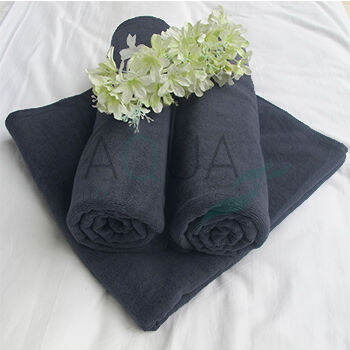 สีเทาเข้ม-dark-grey-ผ้าขนหนู-คอตตอน-100-ผ้าขนหนูโรงแรม-สปา-ฟิตเนส-bath-towel-cotton-100-hotel-towel