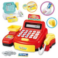 Cash Register Toy Educational Interactive Sound Electronic Kids Store Pretend Play Toy Play Supplies Pretend Play Games Prop