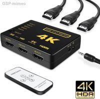 ✳☼Mimeo 5x เครื่องแยกสัญญาณ1 Hdmi อุปกรณ์สลับสัญญาณ4K 1080P 3X1 5 Em 1 Para For A Vídeo Divisor Com Ps4ต่อ3 Tv Caixa Pc Hdtv