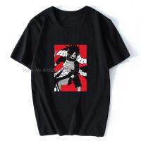 Anime Uchiha Madara Cotton T-Shirt Hannya Demon Anime Japan Japanese Cool Tees Casual Tops