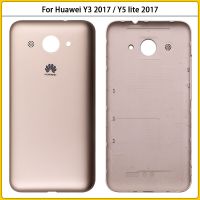 สำหรับ Huawei Y3 2017 CRO-L02 CRO-L22ฝาครอบด้านหลังเคสประตู Y5 Lite 2017ฝาครอบด้านหลังเปลี่ยน