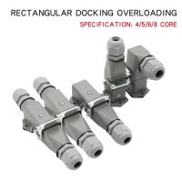 HDC-HA 4 Core (3+1)/5(4 +1)/6(5+1)/8 (7+1) Pins  Heavy Duty Connector Aviation Industry Waterproof Plug And Socket