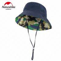 [Hat vendor]Naturehike เดินป่ากลางแจ้งหมวกที่พับและม้วนได้ผู้หญิง/ผู้ชายน้ำหนัก63ก. Topi Kamping ตกปลาพร้อมผ้าโปร่งระบายอากาศหมวกกันแดดเบามาก