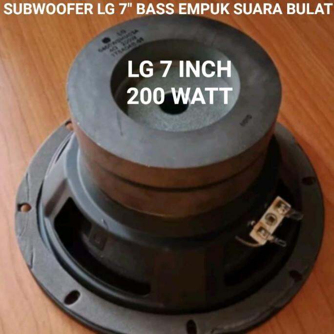 Sepiker SUBWOOFER LG 7 inch Speaker SUB WOOFER 7 inc Bass Bulat Empuk Lazada Indonesia