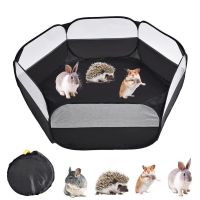 Pet Playpen Foldable Small Animals Cage Up Exercise Game Fence For Dog Cat Rabbits Hamster Tent