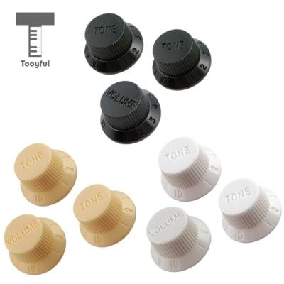 ‘【；】 Tooyful Volume Knob Tone Button Replacement Parts For ST Sq Squier Guitar Accessries Pack Of 3