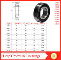 6200 6201 6202 6203 6204 6205 6206 6207 6208 6209 6210 deep groove ball bearing ลูกปืน