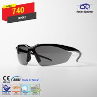 แว่นตานิรภัย แบรนด์ Action Eyewear รุ่น 740 (กันฝ้า 100%) เลนส์ดำ - ฟรีซองใส่แว่น