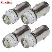 BA5S โคมไฟ Led วอร์มไวท์4300K Cob 0.5W 12V-22V 80Lm Dc 5Mm ประหยัดพลังงานสำหรับรถบรรทุกหัวรถจักร600150 Marklin 4ชิ้น