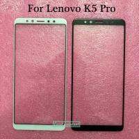 【♘COD Free Cas♘】 lezhengt คุณภาพสูงสีดำ/ สีขาว6.0นิ้วสำหรับ Lenovo K5 Pro L38041กระจกหน้าจอสัมผัสข้างนอกซ่อมด้านนอกด้านหน้าเลนส์กระจกไม่มีสาย