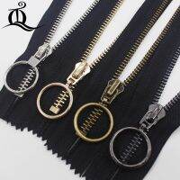 ♦﹊♂ 15cm-45cm 1pcs closed-End gold black silver copper Metal ZipperMulti-color 5 Zippers For DIY Sewing white black Available