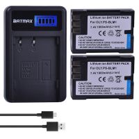 2Pcs 1800MAh BLM-1 BLM1 + LCD USB Charger สำหรับ Olympus C-5060 C-7070 C-8080 E-30 E-300 E-330 E-500 E-510 E-520