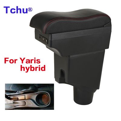 hot【DT】 Yaris armrest box for hybrid car dedicated multi-function USB rechargeable ashtray 2015-2021