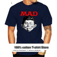 Alfred E Neuman Mad Vintage Kaus Katun Premium Prie