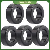 ZOWBRSH 5Pcs สีดำสีดำ แหวนเฟอร์ไรต์ 42X24X16mm หม้อแปลงไฟฟ้า แบบพกพาได้ เหล็กแกนทอรอยด์ ตัวกรอง emi/rfi