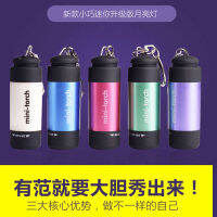 【Hot sales】 การจัดส่งแบบชิ้นเดียว LED ไฟฉายขนาดเล็ก USB ชาร์จไฟ Mini-Torch พวงกุญแจพกพาสะดวก ขายส่ง