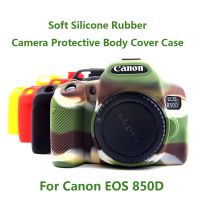 กระเป๋ากล้อง DSLR หนังซิลิโคนนิ่ม,เคสป้องกันยางสำหรับ Canon EOS 850D