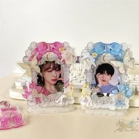 Romantic 3 Inch Acrylic Photo Frame Kpop Idol Photocard Holder God of Love Desktop Display Holder Stationery