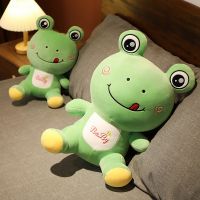 【cw】 30cm-60cm Kawaii Big Eyes Frog Soft Stuffed Cartoon Smile Baby Kids Birthday Gifts ！