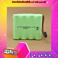 ถ่านรถบังคับ4.8 โแบตเตอรี่แพ๊ค 4.8V. 3500 mAh. Ni-MH แจ๊คแบบ SM (ขนาดเท่ากับถ่าน AA 4 ก้อน/แพ๊ค)  แบบชาร์จ เหมาะสำหรับใส่รถบังคับชนิดต่่างๆ