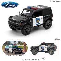 โมเดลรถเหล็ก 2022 FORD BRONCO สเกล1/34 เปิด-ปิด ประตูได้ มีลานวิ่งได้ ล้อยาง งาน KINSMART เสมือนจริง