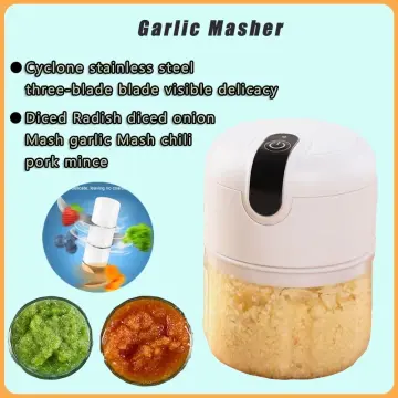 Wireless Electric Garlic Puree Machine, Food Auxiliary Food