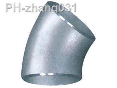 25 32 38 45 48 57 76 89mm Pipe OD 304 Stainless Steel 45 Degree Elbow Butt Welded Pipe Fitting Industrial