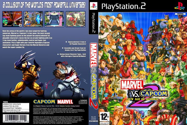 PS2 Marvel VS Capcom 2 New age of Heroes (CD Game) | Lazada