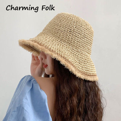 [hot]2021 Womens Straw Hats Chinese Straw Hat Panamas UV Protection Sun Visor Beach Hats Women Visors Foldable Female Summer Sun Hat