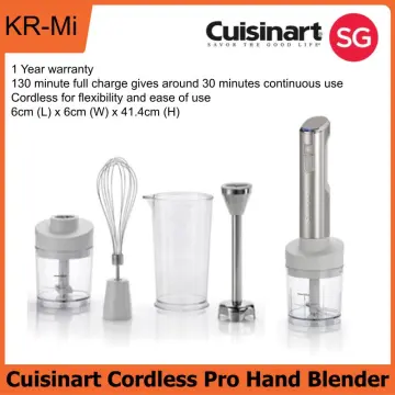 Cuisinart Cordless Pro Hand Blender and Mini Chopper, Rechargeable