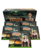 Bộ 5Hộp 50chiec Bao cao su Storm Gân Gai -Kéo Dài Thái Lan - hương bạc hà