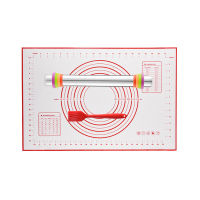 Adjustable Stainless Steel Rolling Pin Dough Mat 4 Removable Thickness Rings for Cake Pizza Pastry