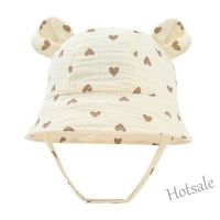 【hot sale】┅ C05 SOME Autumn Baby Sun Hat Children Rabbit Ears Beach Cotton Caps Fisherman Hat for Kid