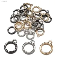 ►♧ↂ 5pcs 16/19mm Snap Ring Carabiner Clasp Connector Hoop for Key Keychain Jewelry Handbag Making Supplies Material Dog Accessories