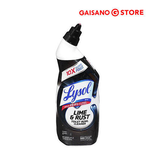 LYSOL Toilet Bowl Cleaner Lime and Rust Remover 24 fL Oz Lazada PH